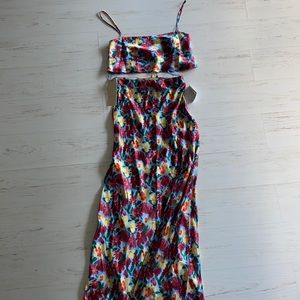 Bec + bridge Lucette silk cami and skirt set